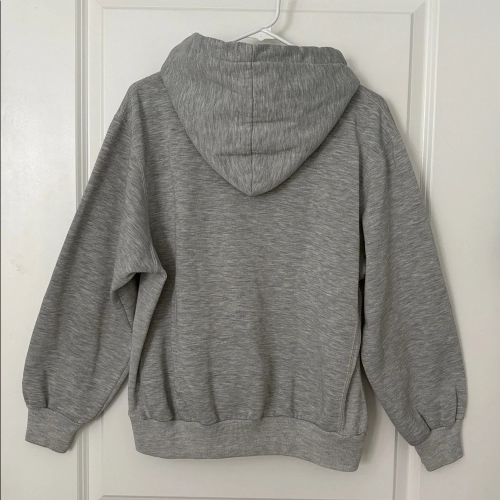 Vintage 90s Starter Penn State Embroidered Hoodie Sweatshirt Grey size Medium